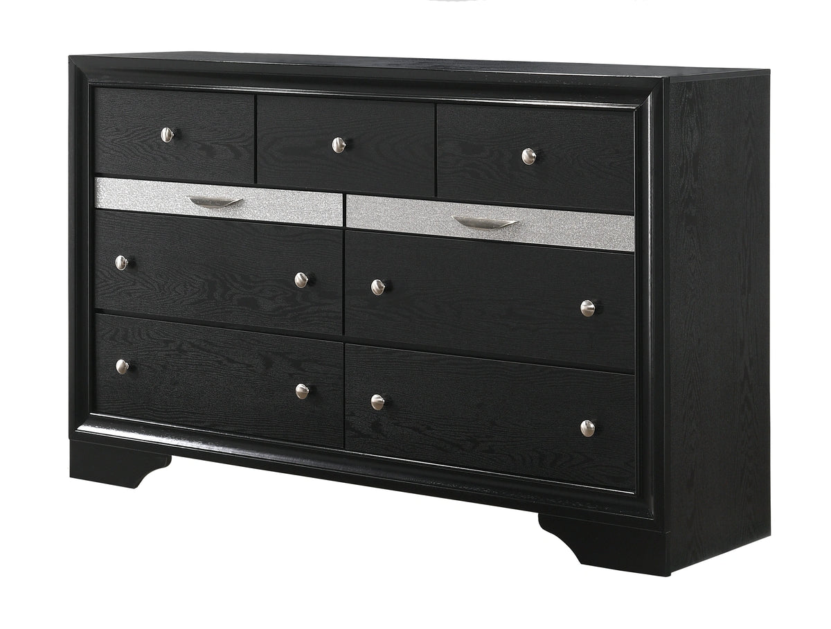 Crown Mark Regata Dresser in Black image