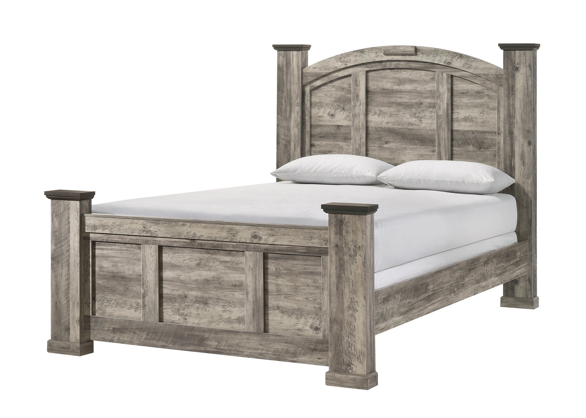 ELLA-MAE Queen Bed Reclaimed Grey image