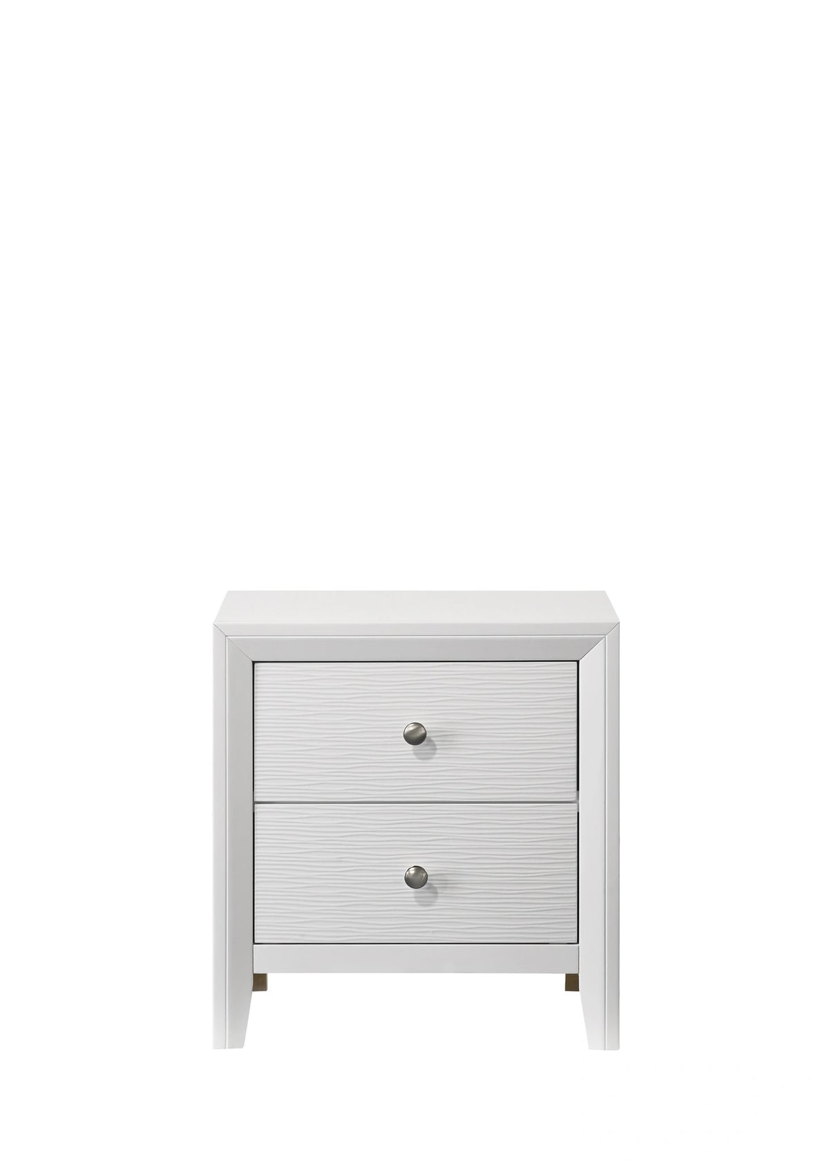 Crown Mark Furniture Evan Nightstand in White image