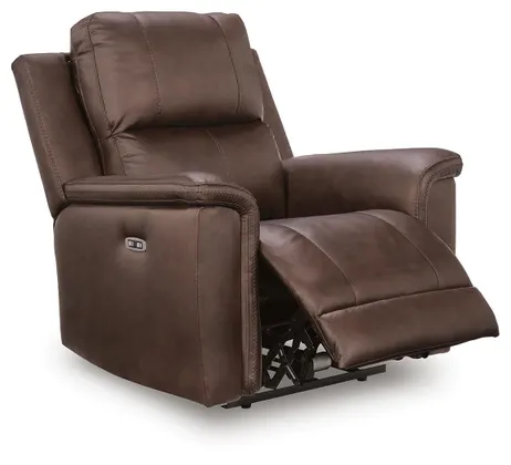 Beryton Leather Recliner Espresso