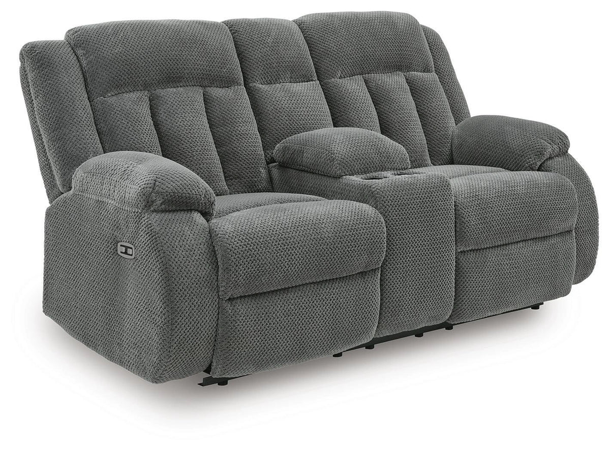Observation Power Reclining Loveseat with Console