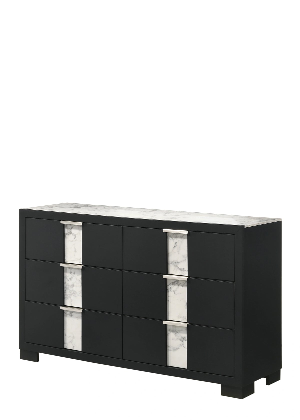 Crown Mark Furniture Rangley 6 Drawer Dresser in Black image