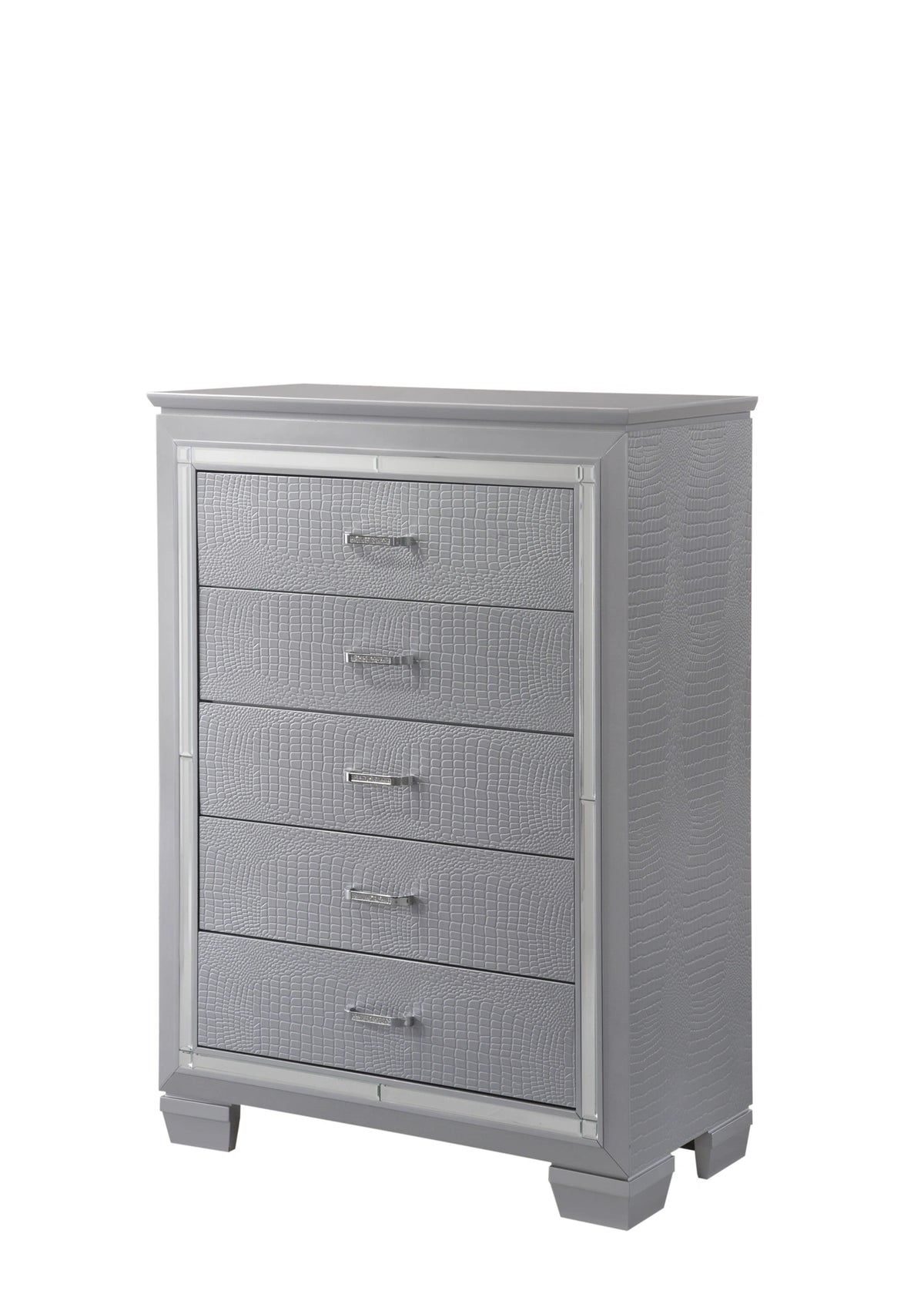 Crown Mark Furniture Lillian Chest in Silver image
