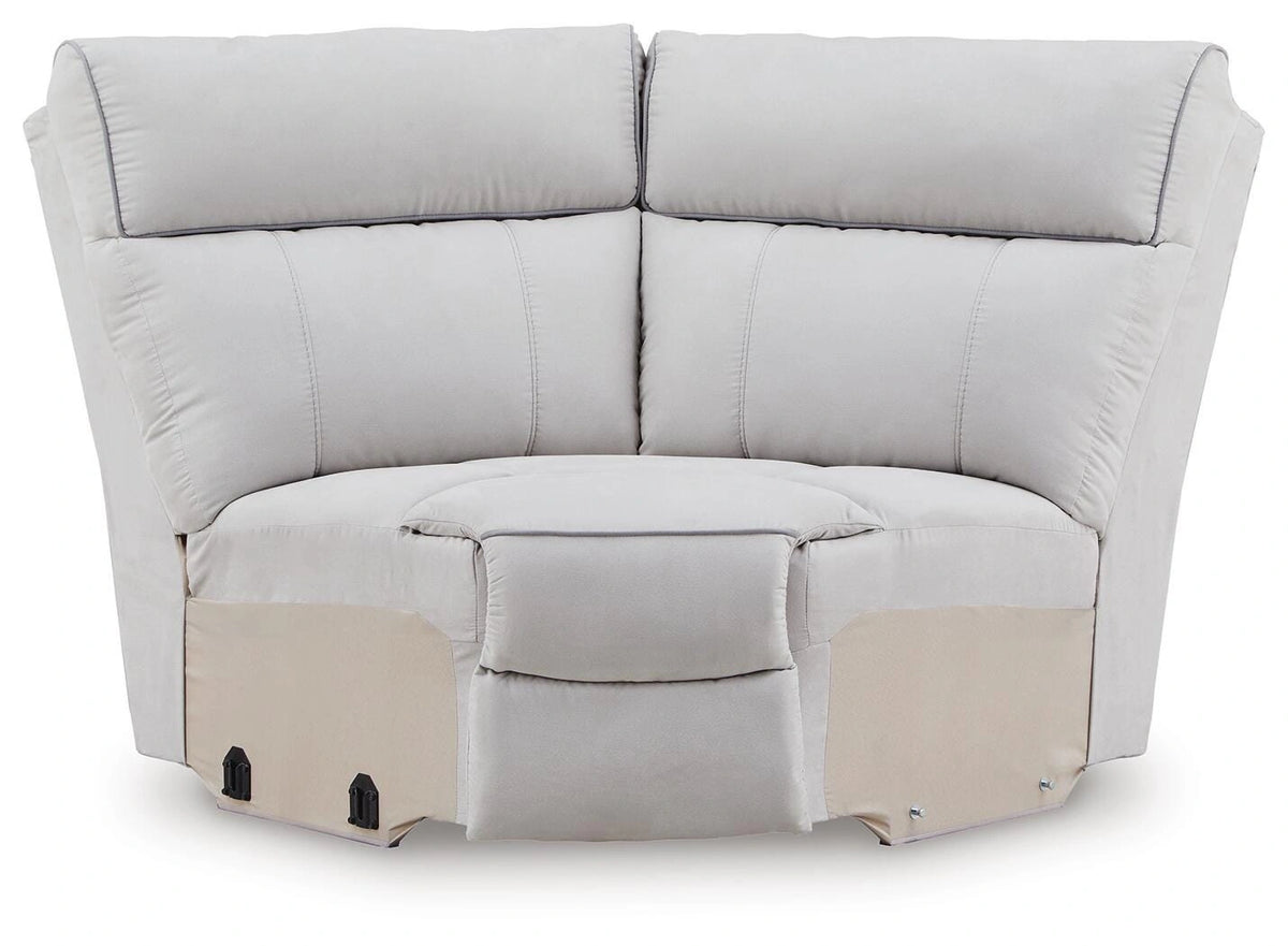 Social Pointe Reclining Sectional with Storage Consoles