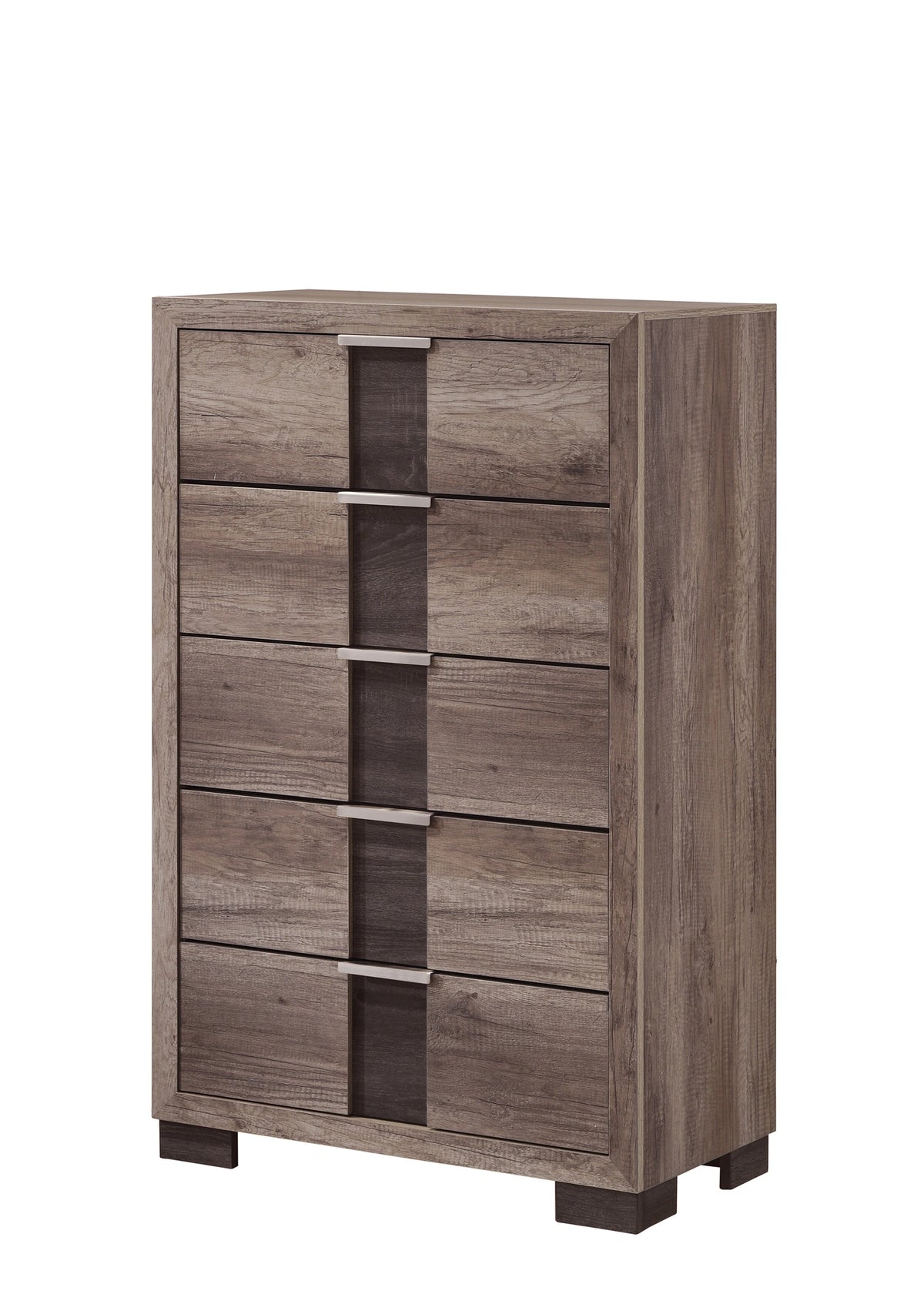 Crown Mark Furniture Rangley 5 Drawer Chest in Brown image