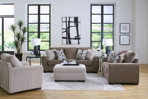 Tuscan Sofa and Loveseat Chestnut