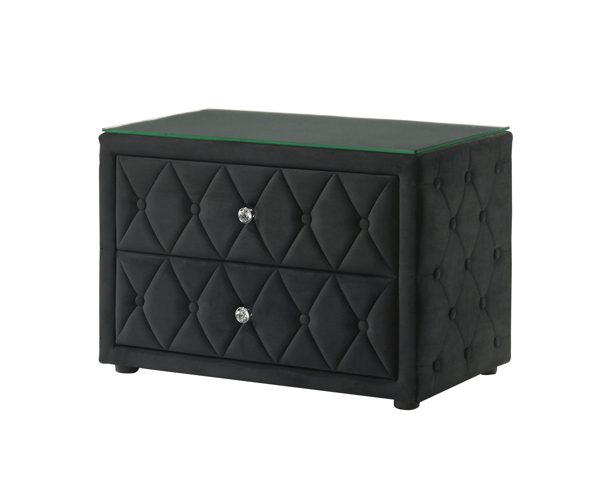 Josephine Night Stand Black