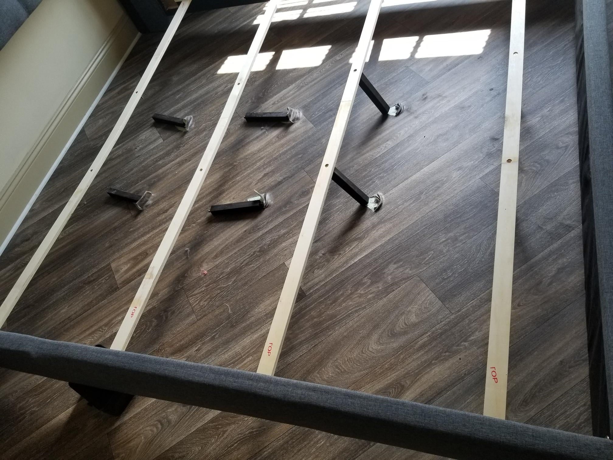 Broken bed frame in Charlotte