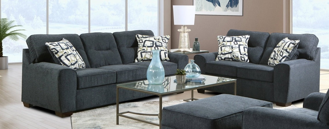 Spence Skylight Sofa and Loveseat