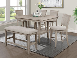 Fulton Pub Dining Set Weathered Grey