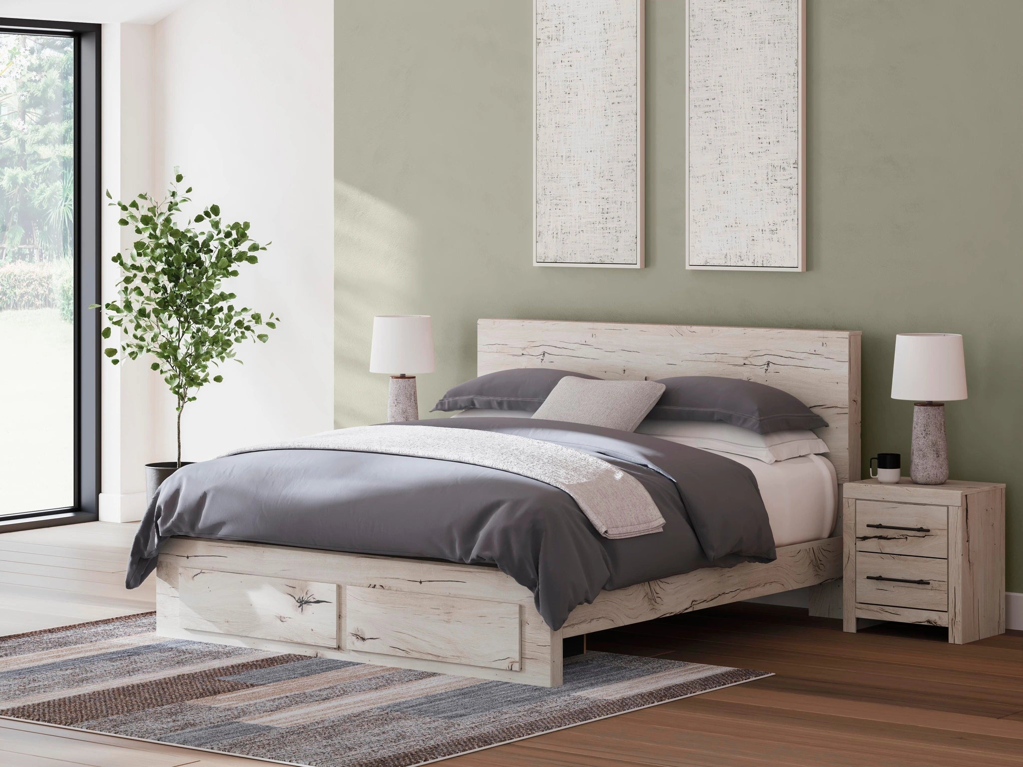 Lawroy Panel Storage Bed