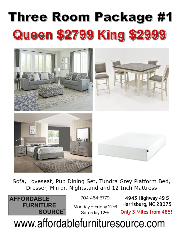 Three Room Package #1
