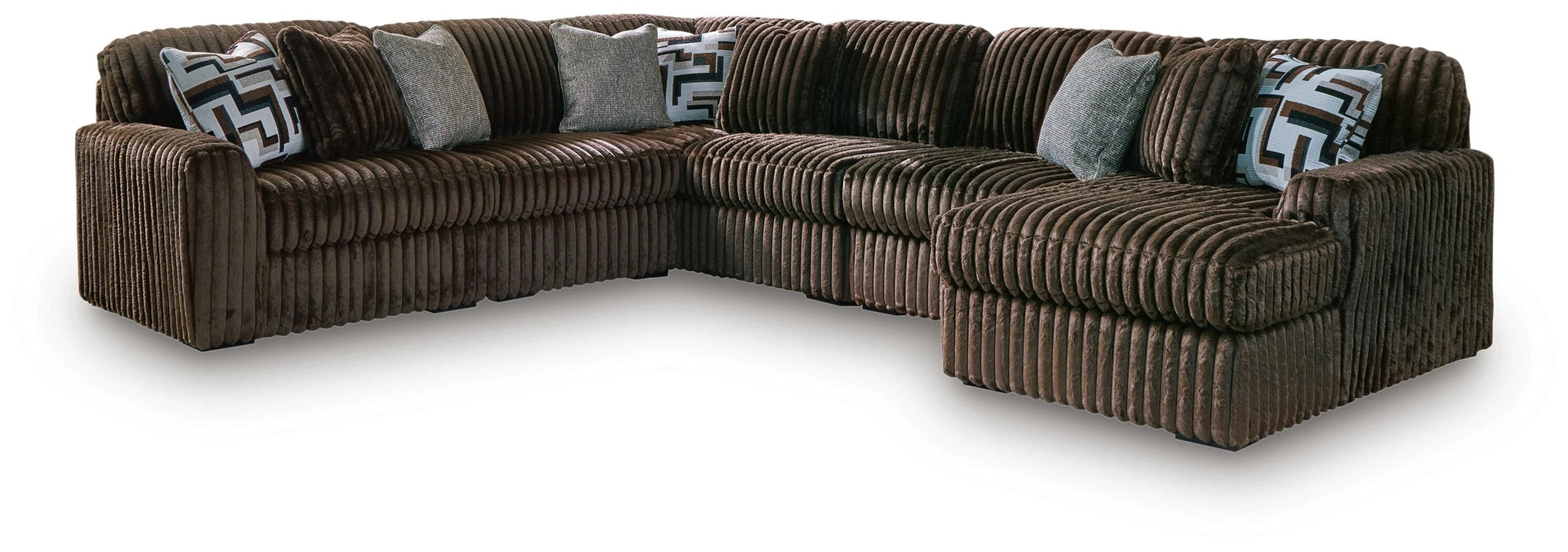 Midnight-Madness Sectional with Chaise