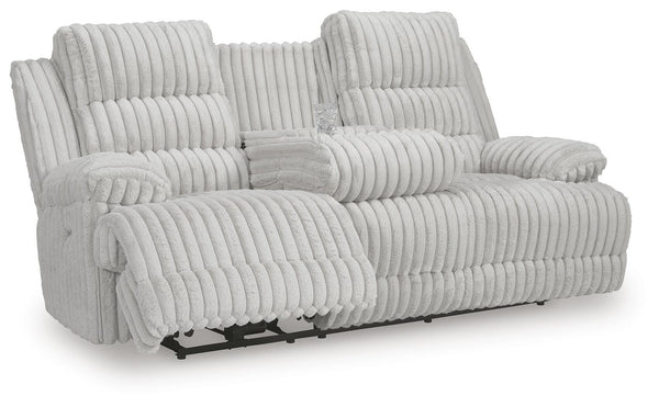 Rhines Falls Power Reclining Sofa with Drop Down Table