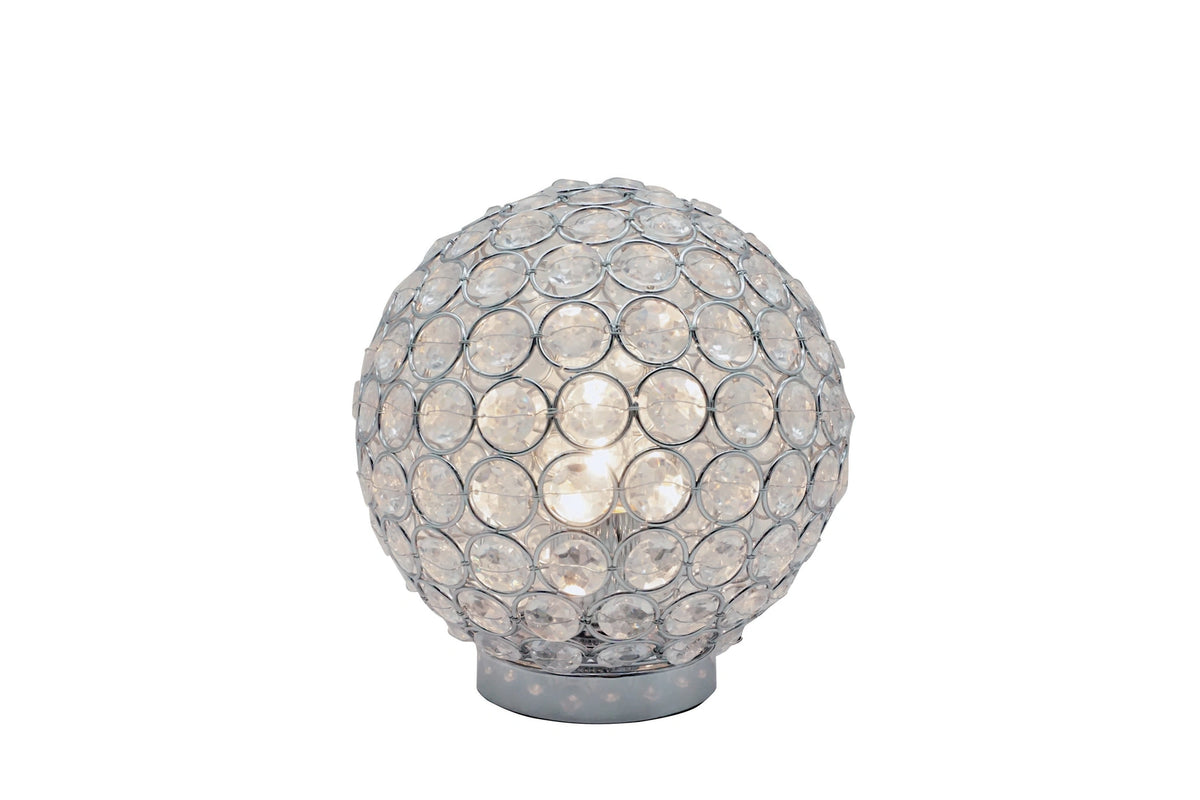Crystal Globe Table Lamp