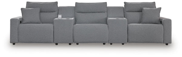Modmax II 5-Piece Reclining Sectional with Consoles