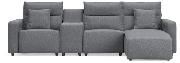 Modmax II Reclining Sectional with Chaise and Console