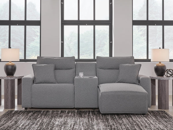 Modmax II Power Reclining Sectional with Chaise and Console