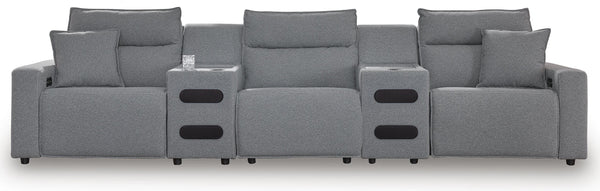 Modmax II Power Reclining Sectional with Audio Consoles