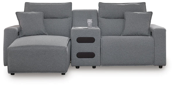 Modmax II Power Reclining Sectional with Chaise and Audio Console