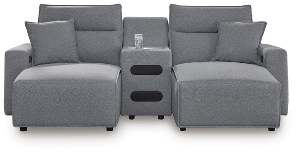 Modmax II Power Reclining Sectional with Chaise and Audio Console