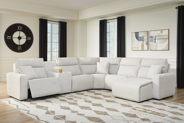 Modmax II Power Reclining Sectional with Chaise and Console