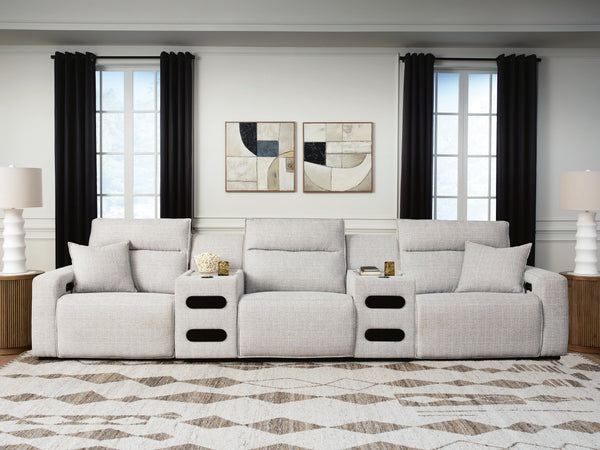 Modmax II Power Reclining Sectional with Audio Consoles