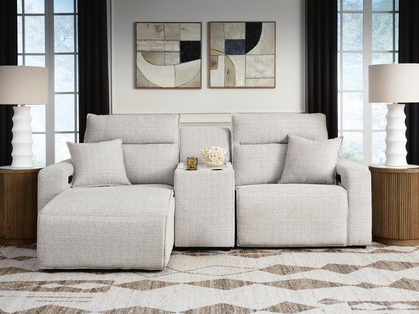 Modmax II Power Reclining Sectional with Chaise and Console