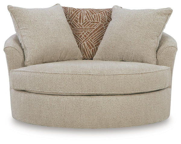 Steelwater Retreat Oversized Swivel Accent Chair