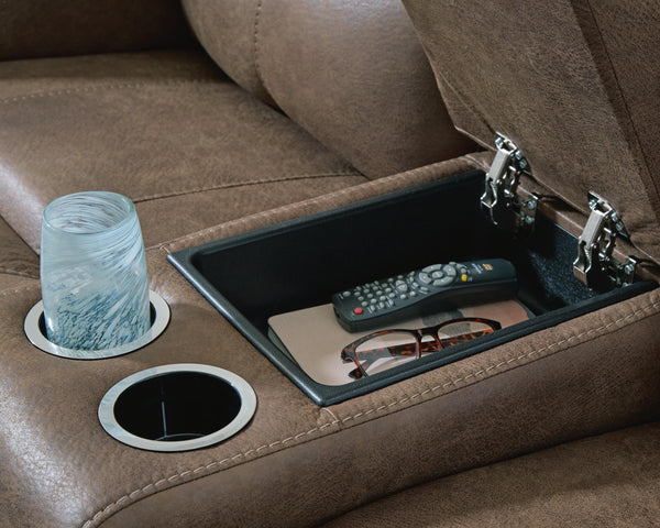 Beckley Place Power Reclining Loveseat with Console