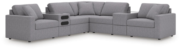 Modmax Balanced Sectional with Audio and Storage Consoles
