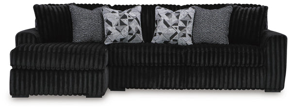 Midnight-Madness Sectional Sofa with Chaise