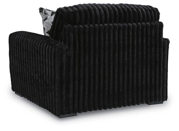 Midnight-Madness Oversized Chair