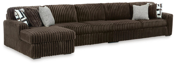 Midnight-Madness Sectional with Chaise
