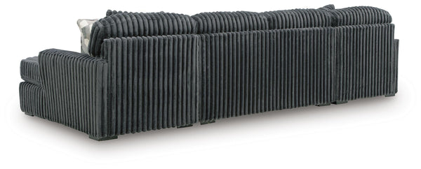 Midnight-Madness Sectional with Chaise