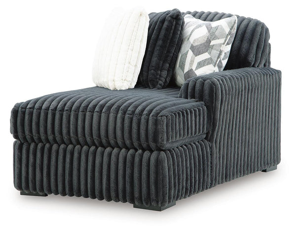 Midnight-Madness Sectional Sofa with Chaise