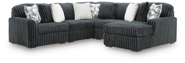 Midnight-Madness Sectional with Chaise