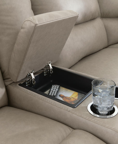 Narwhal Place Reclining Sectional with Storage Console