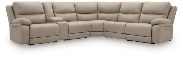 Narwhal Place Reclining Sectional with Storage Console