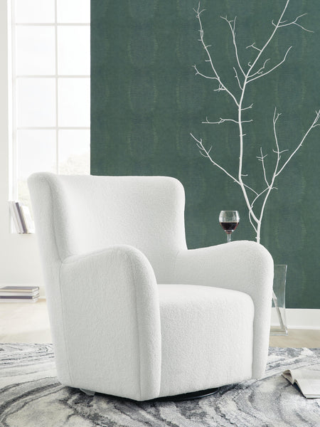 Rowenburg Swivel Glider Accent Chair