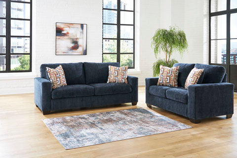 Aviemore Sofa and Loveseat Ink