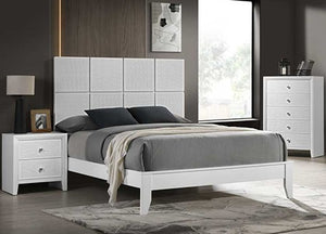 Denker White 3 Piece Bedroom Set