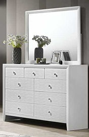 Denker White Dresser