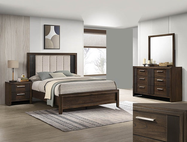 Carlton Brown 4 Piece Bedroom Set