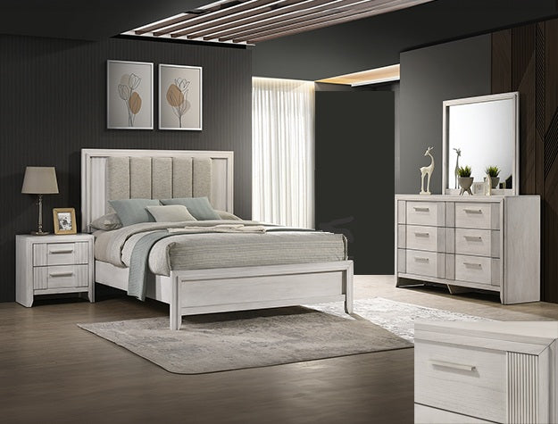 Carlton White 4 Piece Bedroom Set