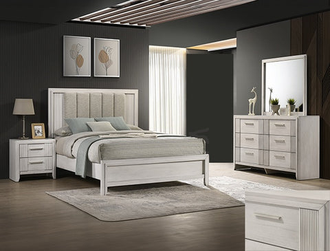 Carlton White 4 Piece Bedroom Set