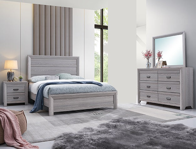 Adelaide Drift Wood 4 Piece Bedroom Set