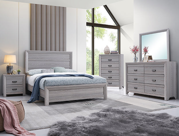 Adelaide Drift Wood 5 Piece Bedroom Set