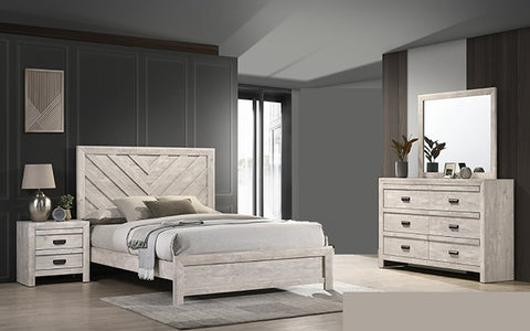 Valor White 4 Piece Bedroom Set