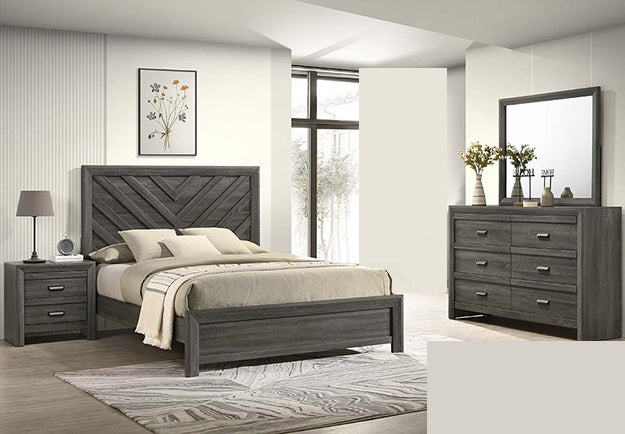 Valor Grey 4 Piece Bedroom Set